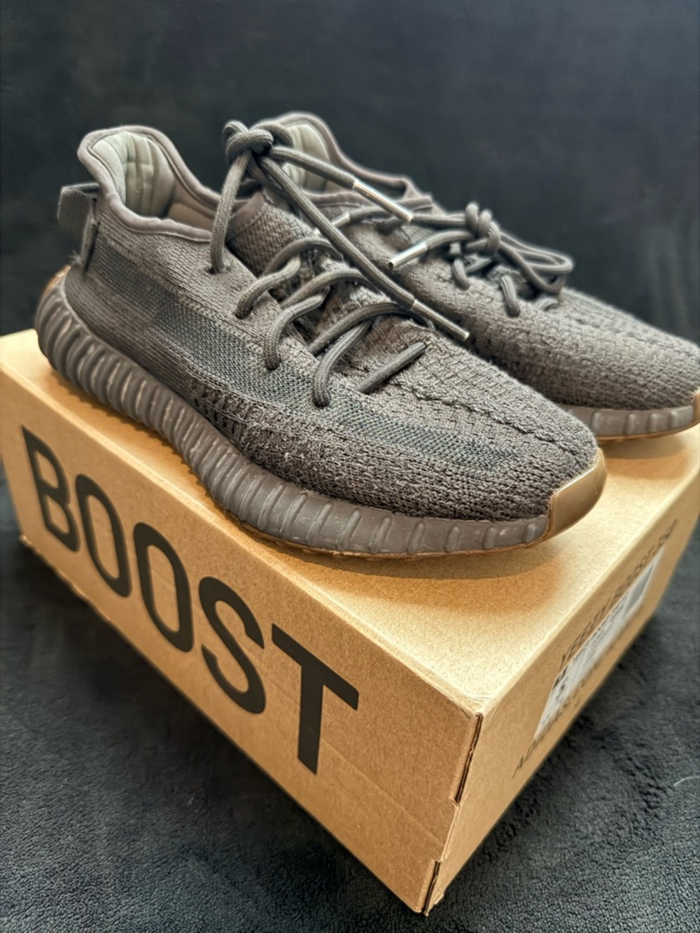 Yeezy Boost 350 V2 Cinder Knit Sneakers